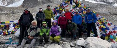 Everest base camp trek with lobuche peak in Nepal