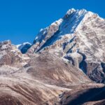 lobuche peaks clear sky