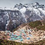 Namche village from top of hill